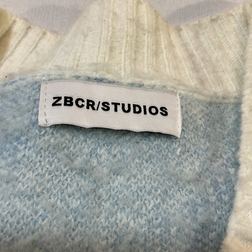ZBCR Studios White/Blue Design Cardigan (No Tag) Size Large Vegapunk Gorosei - Picture 6 of 7